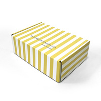 Boîte d'expédition en carton ondulé personnalisée avec logo, emballage écologique en kraft, boîte pour marque alimentaire, boîtes d'expédition personnalisées pour la vente au détail
