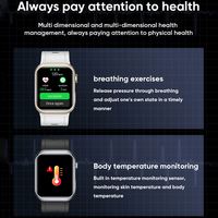 Reloj Inteligente ERON MT115 con Llamadas Bluetooth, Resistente al Polvo IP67, Bomba de Aire, Monitoreo de Presión Arterial, Pago sin Conexión, NFC, Unisex, Reloj Inteligente Grande