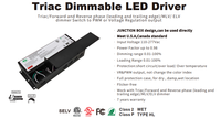 Conducteur LED UL ROHS 24v DC Alimentation LED 60 Watt 100 Watt 150 Watt 200w 300w 400w 500w 600w Conducteur LED homologué UL pour lampes LED