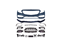 Nouveau kit complet pour Mercedes-Benz Classe C W205 (19-21) : calandre avant, phares et feux arrière AMG C63 – Ajustement parfait, garantie 1 an
