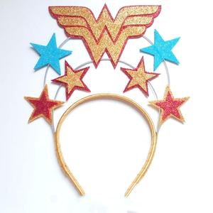 Nouveautés : Bandeau à paillettes en forme d'aile, mignon, motif dessin animé, étoile, pour filles, fête de Noël, Fête des Enfants, taille unique - Product Image 3