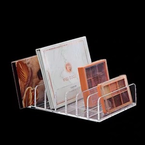 Organizador de Paletas de Maquillaje, Soporte Acrílico para Paletas de Sombras de Ojos, Organizador Dividido para Maquillaje, Colorete y Contorno - Product Image 4