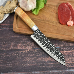 <span class=keywords><strong>Carne</strong></span> Vegetal Fruta Hoja afilada de 7 pulgadas El mejor cuchillo Santoku de chef de cocina <span class=keywords><strong>para</strong></span> el hogar y el restaurante - Product Image 3