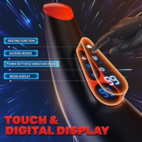 Netphi M035 Männlicher Masturbator 9 Saug- und Vibrationsmodi Wasserdicht Realistische Taschenmuschi Penispumpe LCD-Display Masturbationsbecher