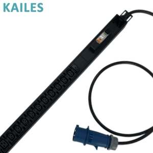 Unità di Distribuzione Elettrica KAILES PDU 32A 10C13+2C19 Verticale Industriale per Installazione in Armadio Data Center Completamente Personalizzabile - Product Image 3
