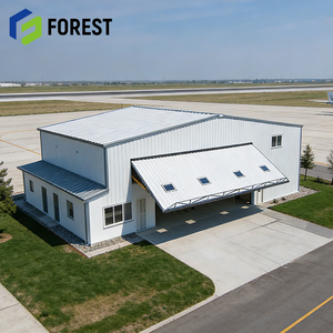 Hangar d'avion en structure métallique robuste, anti-corrosion, pour l'entretien des hélicoptères, qualité export - Product Image 1