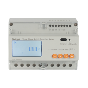 Acrel ADL3000-E-K 3 giai đoạn DIN đường sắt điện giám sát điện kWh năng lượng mét với nguồn kép - Product Image 6