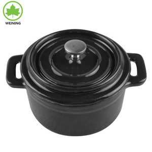 Marmite pour four hollandais <span class=keywords><strong>en</strong></span> <span class=keywords><strong>fonte</strong></span> émaillée avec couvercle Mini <span class=keywords><strong>petite</strong></span> <span class=keywords><strong>cocotte</strong></span> ronde <span class=keywords><strong>en</strong></span> <span class=keywords><strong>fonte</strong></span> de 0.25 litres - Product Image 1