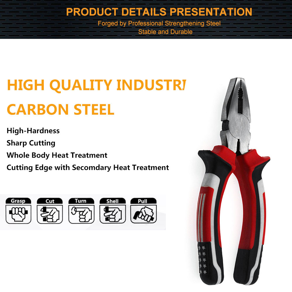 Brand New Multitool Flat Hand Tools Combination Pliers American polishing Electrician Wire Pliers