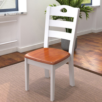 Chaise de salle à manger ergonomique en bois de haute qualité, confortable pour la maison, l'école, la villa, meuble polyvalent pour la cuisine et la salle à manger