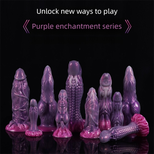 Dildo Monstre Fantastique Violet Dégradé en Silicone Liquide <span class=keywords><strong>avec</strong></span> <span class=keywords><strong>Ventouse</strong></span>, Multi-Styles, Monstre Marin Géant pour Femmes - Product Image 3