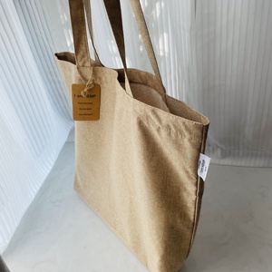 Promotion Custom Packaging Eco-Friendly Cotton Linen Handle Shopping <strong>Bag</strong> Travel Gift Tote Jute Burlap <strong>Hemp</strong> <strong>Bag</strong> - Product Image 3