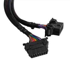 Hochwertiger Kfz-OBD-Eins-zu-Zwei-Kabelbaum mit 2 Arten von Buchsensteckern, Vollstift- und Vollkabel-Konvertierungskabel - Product Image 6