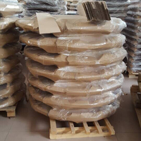 Table pliante ronde intérieure extérieure en contreplaqué de bois 72*30 pouces