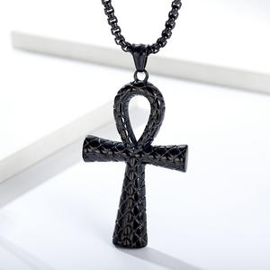 Ankh <b>Cross</b> Stainless Steel Necklace Unisex Pendant Gift Jewelry Fashion Charm - Product Image 3