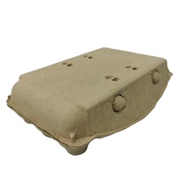 Usine de boîte de stockage d'oeufs de carton d'oeufs de pulpe de papier en gros biodégradable 6/ 10 /12/15/30 cellules nourriture 7-12 jours ouvrables acceptés 60g