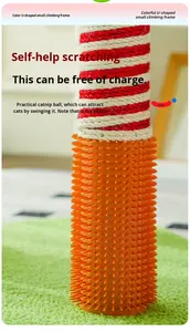 Albero per Gatti di Alta Qualità, Robusto e Peluche, Premium 24 Pollici, Albero per Gatti all'Ingrosso per Giocare, Esercitarsi e Riposare - Product Image 4