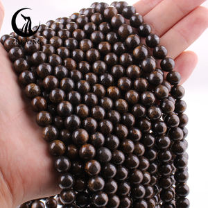 Perles de bronzite Zhe Ying 6/8/10 mm, bracelet jaune, perles de pierre naturelle pour la fabrication de bijoux, perles de bronzite naturelles - Product Image 5