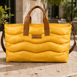 Sac fourre-tout de voyage pour femmes, sac à main en nylon souple de grande capacité, sac à bandoulière décontracté matelassé avec sangle réglable - Product Image 1