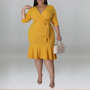 Ropa de verano <span class=keywords><strong>2022</strong></span> de talla grande para fiesta, vestidos caftán de manga larga para mujer africana Dashiki estampado/ - Product Image 2