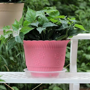 Sottovaso per Piante da 12 Pollici, Vassoio Raccogligocce in Plastica Resistente per Interni, Sottovaso Trasparente per <span class=keywords><strong>Vasi</strong></span> di Fiori e Piante, Realizzato in Plastica Più Spessa e Resistente - Product Image 3