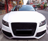 Ensemble de pare-chocs avant pour Audi A5 S5 B8, mise à niveau facelift style RS5, kits carrosserie avec calandre en nid d'abeille pour Audi A5 S5 B8 2008-2012