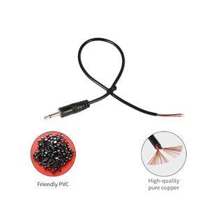 <span class=keywords><strong>Cable</strong></span> Conector de Audio Macho de 2 Pines Directo de Fábrica <span class=keywords><strong>para</strong></span> Micrófono y Altavoz de Máquina de Educación Temprana, 200cm, 26AWG - Product Image 2