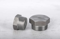 Haute pression 3000 #   Raccord fileté en acier inoxydable forgé NPT SS304 SS316 ASME B16.11 ISO 9001, bouchon à tête hexagonale