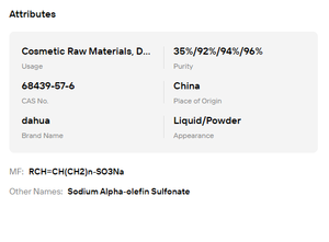 Hot Sales Detergent Raw Material AOS 92% 94% 96% Powder 35% 38% Liquid Sodium Alpha-olefin Sulfonate with Fast Delivery - Product Image 6
