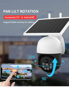 Wifi solare <span class=keywords><strong>wi</strong></span> fi 1080p o 4g telecamera di sicurezza wireless per esterni e telecamera di rete nvr - Product Image 3