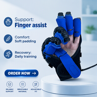 Gants de rééducation robotiques électriques avancés, rechargeables par USB, pour patients victimes d'AVC, améliorent la flexibilité des doigts