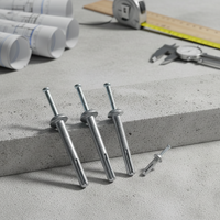 Tornillos de Rosca Autoperforantes de Aleación Galvanizada de Zinc de Alta Calidad, Marca Zhunte, con Perno Extraíble de Accionamiento Hexagonal, para Concreto, Clase 12.9, con Arandela Negra