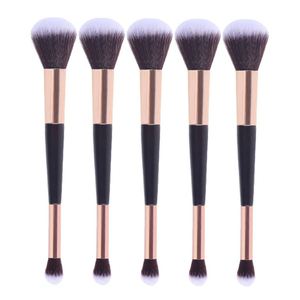 Pinceau de maquillage pour les yeux, double extrémité, double usage, pinceau pour fard à paupières, outil de beauté de qualité, accessoires de maquillage - Product Image 3