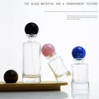 Flacon de parfum en verre avec emballage boîte, prix d'usine en gros, flacons de parfum de luxe en verre avec vaporisateur