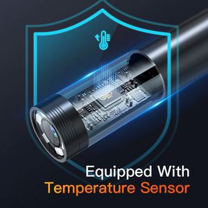 Endoscope G10 <span class=keywords><strong>Pro</strong></span> à double objectif 5m avec rotation à 360 degrés Caméra d'inspection serpent 5 pouces HD 1080P Endoscope industriel 8mm - Product Image 5