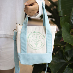 Nuevo diseño logotipo personalizado bandolera de algodón Mini bolso de lona con asa pequeña con bolsas de compras de algodón de bolsillo - Product Image 3