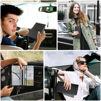 Portadocumentos para vehículos Portadocumentos para automóviles Carpeta Portadocumentos para automóviles de cuero Pu Premium
