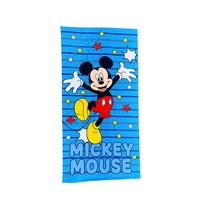 High Quality Polyester Mickey Mouse Cartoon Printed Quick-Dry Anti-Sand Beach Towel for Summer Home Use Adult