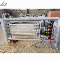 Machine à poncer les bâtons de bois ronds et coniques à quatre postes de bonne qualité, facile à utiliser, pour le travail du bois
