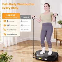 Plateforme vibrante électrique pour massage corporel complet, machine d'exercice, fabrication OEM ODM, plateforme vibrante personnalisée pour tout le corps