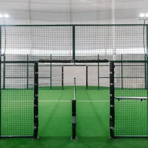 JSMC Hot Sale Panoramic Indoor Outdoor Padel Court Paddle Tennis Court With Factory Price By Padel With Roof