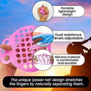 Écarteur de doigts portable en silicone pour adultes, imprimé UV et sérigraphié avec logo personnalisé, recyclable, pour exercices de stretching des doigts - Product Image 4