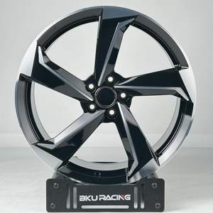 Bku Forgé 5x112 Roues pour <span class=keywords><strong>Audi</strong></span> A3 A4 A5 A6 A7 A8 S3 S4 S5 S6 S7 <span class=keywords><strong>TT</strong></span> TTS 18 19 20 Pouces Jantes Noir Personnalisé Voiture Jantes En Alliage - Product Image 3