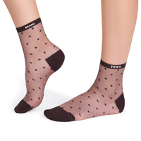 Chaussettes en soie personnalisées avec logo de marque personnalisé, épaisseur standard pour femmes