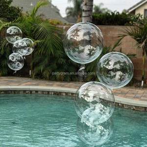 Globos Bobo transparentes al por mayor, decoraciones de fiesta, nuevo diseño, Globos de burbujas transparentes cromáticos, Globos de burbujas - Product Image 3