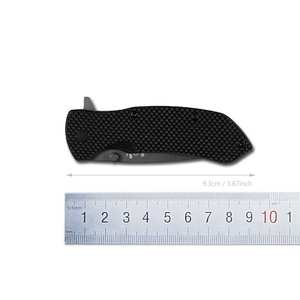 Con su diseño individual Mango negro G10 Cuchillo plegable EDC - Product Image 3