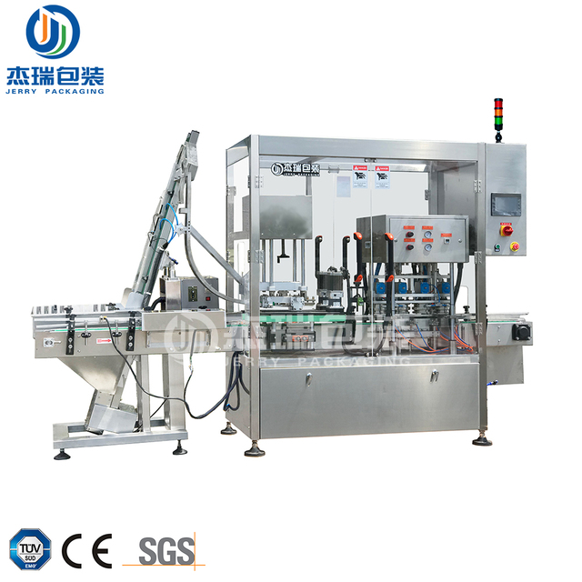 Automatic Honey Glass Bottle Capping Machine Jar Sealing Machine Twist Off Screw Vacuum Machine