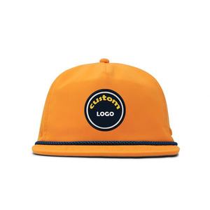 Gorras Deportivas Impermeables de Alta Calidad, Personalizadas con Texto, Visera Plana, Gorra Snapback Sin Estructura - Product Image 3
