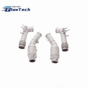 Downpipe + Tubo Frontal de Acero Inoxidable T304 con Protector Térmico para Maserati MC 20 3.0T, Montaje Directo, 2020-2025 - Product Image 3