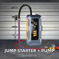 Compresseur d'air portable 12V pour pneus avec manomètre numérique, démarreur de batterie monocylindre pour voiture et camion